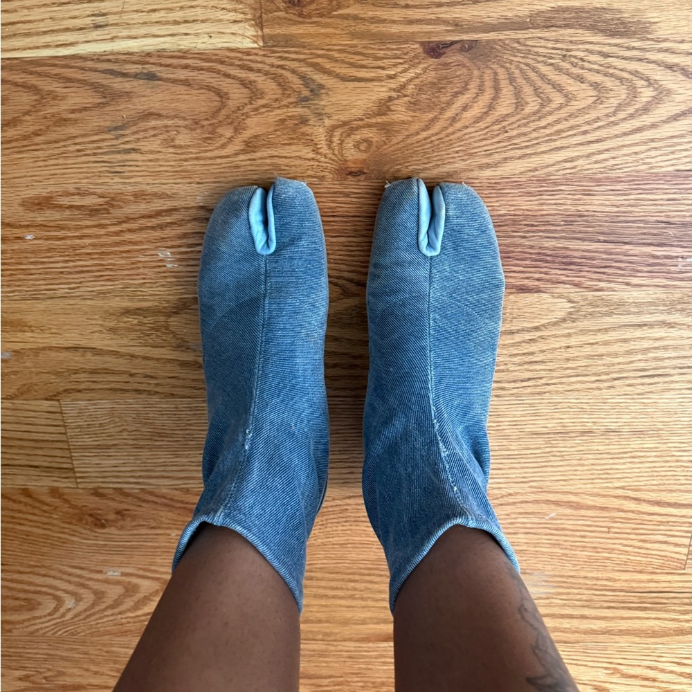 Maison Martin Margiela Denim Split-Toe Boots
